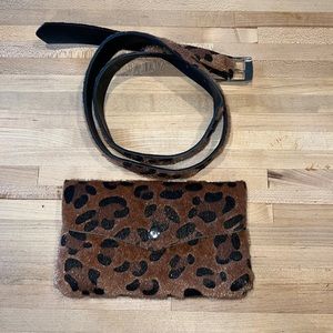 Belt Bag Clutch Fanny Pack Leopard Cheetah Animal Print